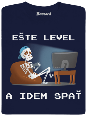 Ešte level pánske tričko Navy