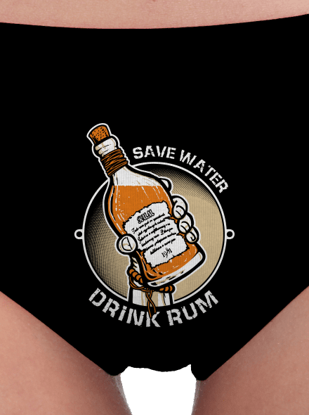 Save water dámske nohavičky Black