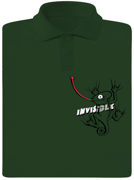 Invisible chameleon pánska polokošeľa Bottle Green Mal