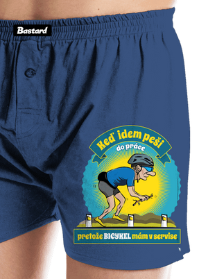 Závislosť na bicykli pánske trenky Blue