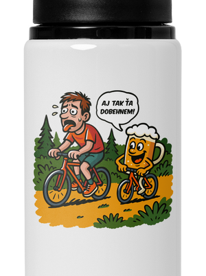 Dobehnem ťa flaša na vodu White