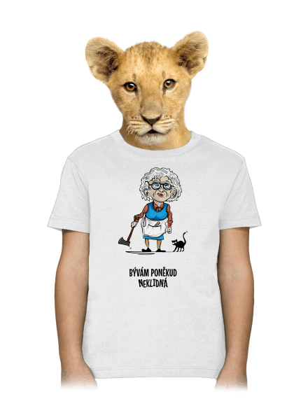 Neklidná - vlastný text detské tričko White