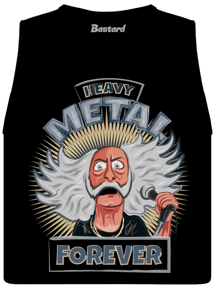 Heavy metal forever dámske tielko voľné Black