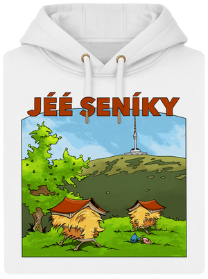 Jeseníky unisex mikina premium Snowwhite