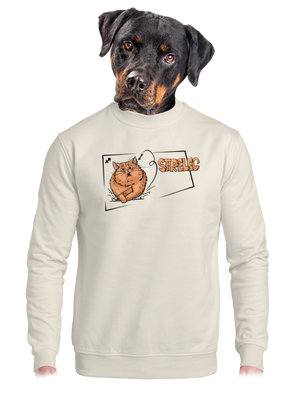 unisex mikina bez kapucne