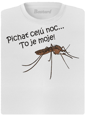 Komár s výdržou dámske športové tričko White