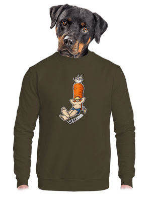 unisex mikina bez kapucne