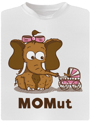 Momut detské športové tričko White