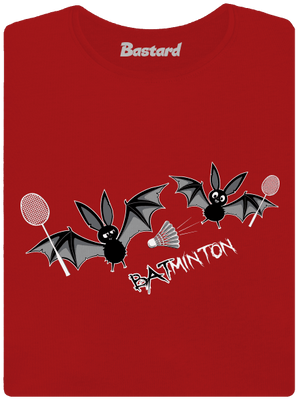 Batminton dámske tričko s lemom Red Mal