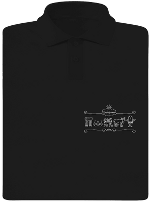 Kozia farma pánska polokošeľa Black