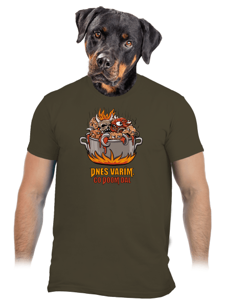 Čo Doom dal pánske tričko Urban Khaki