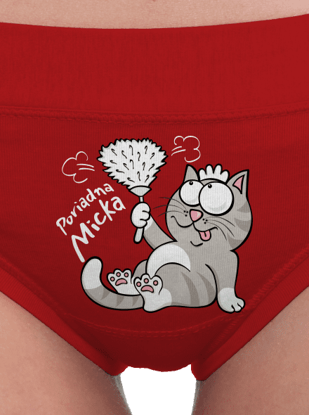 Macko a Micka dámske nohavičky Red Mal