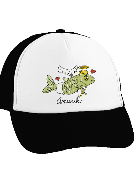 Amurek šiltovka truckerka Black cap