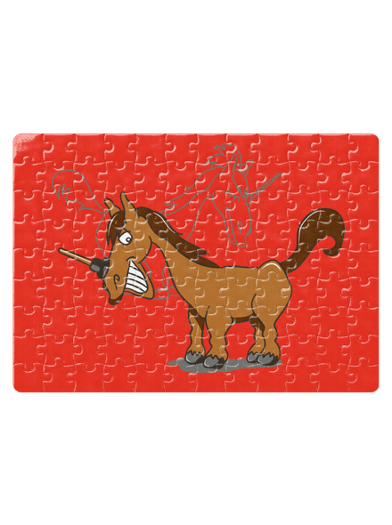 Jednorožec puzzle White