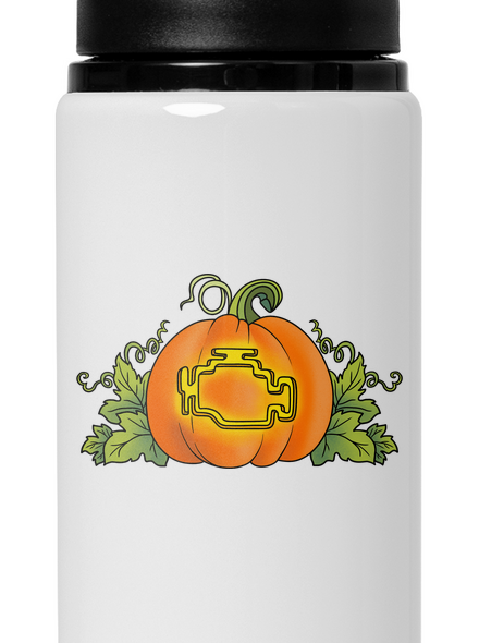 Strašidelný Halloween flaša na vodu White