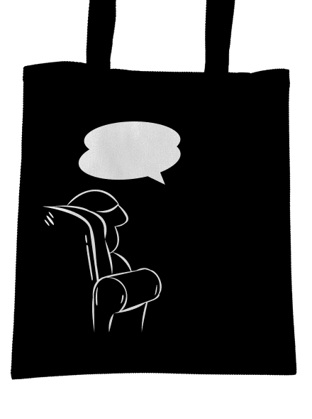 Alergény u psychológa taška Black
