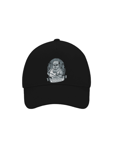 B14: Ecce Homo Homolka šiltovka baseballka Black