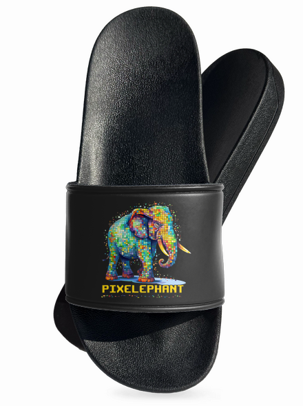 Pixelephant šľapky Black