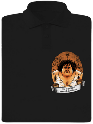 B14: Slunce seno jahody pánska polokošeľa Black