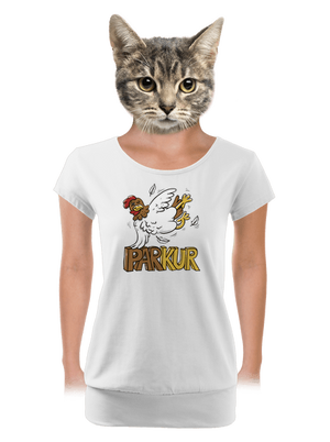 dámske tričko s lemom