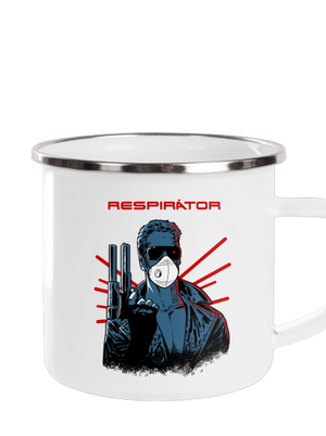 Respirátor plecháčik White