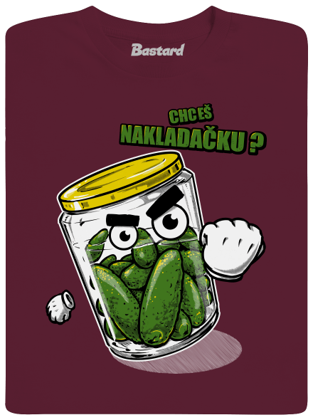 Nakladačka detské tričko Burgundy