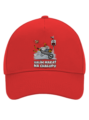 Valím na chalupu šiltovka baseballka Classic Red