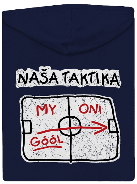 Naša taktika pánska mikina na zips Navy