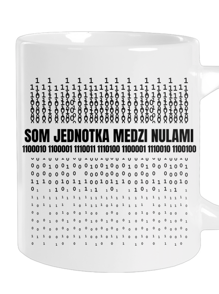 Jednotka medzi nulami veľký hrnček White