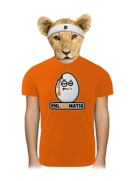 Phleggmatic detské športové tričko Neon Orange