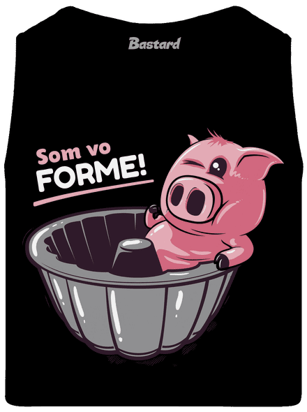 Vo forme pánske tielko Black