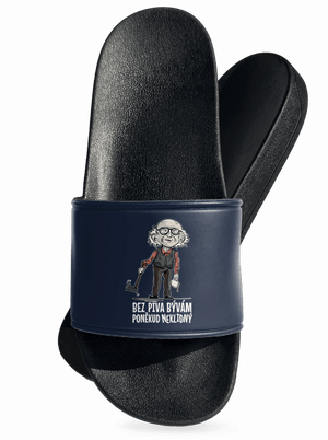 Neklidný bez piva šľapky Navy