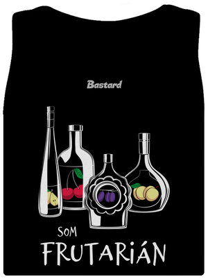 Frutarián dámske tielko klasické Black