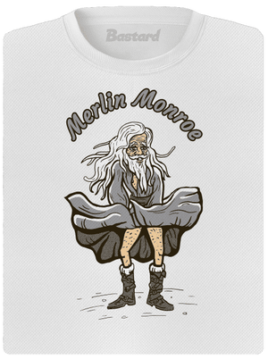 Merlin Monroe dámske športové tričko White