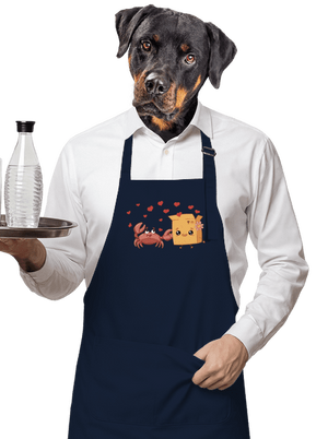 Krab a krabica zástera Navy