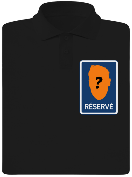 Značka réservé pánska polokošeľa Black