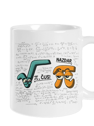 Pí, čus! klasický hrnček White