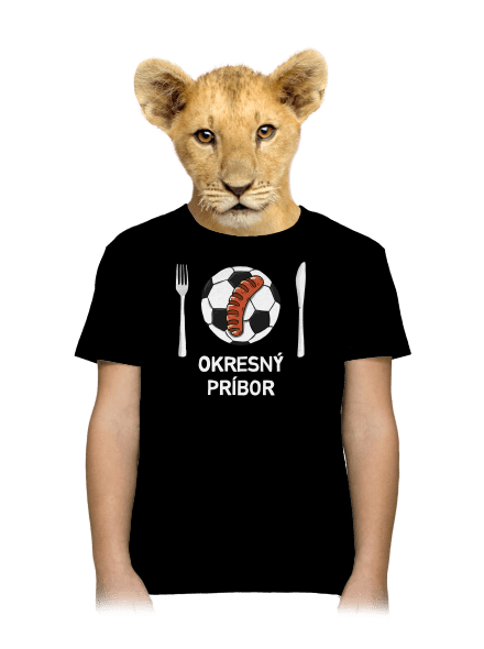 Okresný príbor detské tričko Black