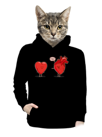 dámska mikina klokanka