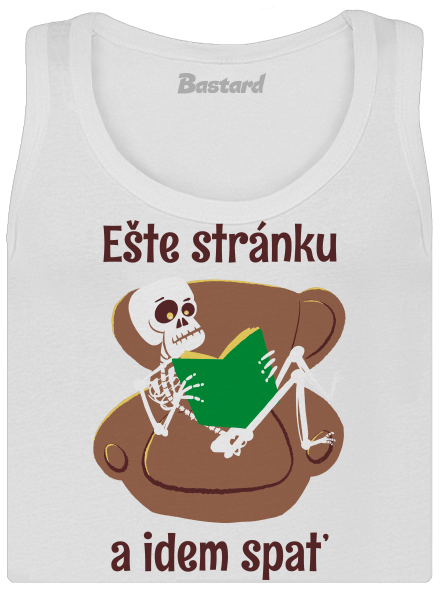 Ešte stránku dámske tielko klasické White