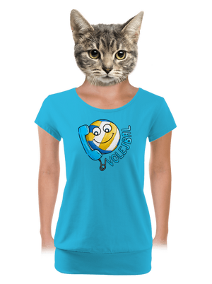 dámske tričko s lemom