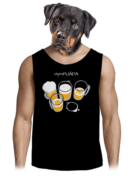 Pijáda pánske tielko Black