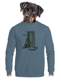 unisex mikina bez kapucne