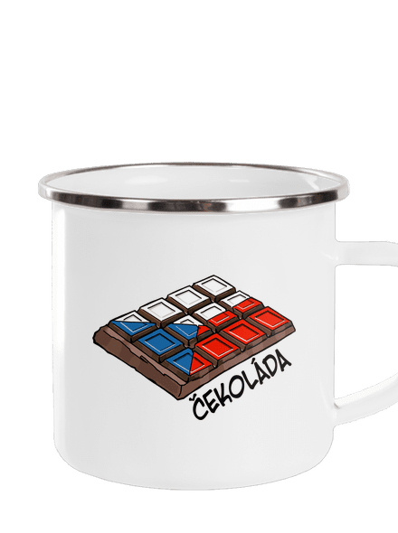 Čekoláda plecháčik White