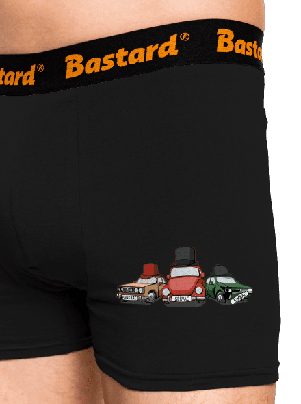 Traja veteráni boxerky Black