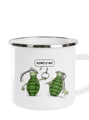 Granáty plecháčik White