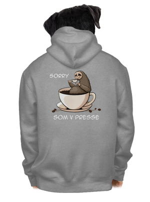 V presse pánska mikina na zips Light Melange