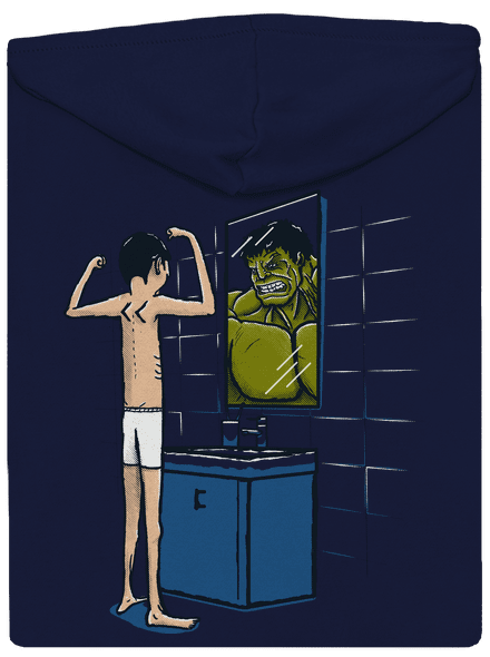Hulk pánska mikina na zips Navy