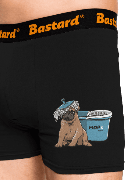 Mops boxerky Black