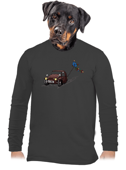 Hadrák pánske dlhý rukáv Dark Grey
